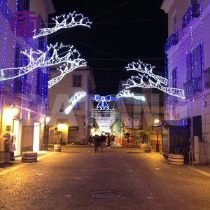 Luz LED personalizada para exteriores, impermeable IP65, luz de calle cruzada 2D para decoraciones navideñas LED, luz de decoración para festivales LED - Product Image 5