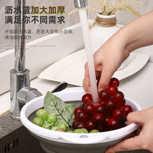 Cesta de Drenaje Plegable para Fregadero de Cocina, de PP Grueso de Grado Alimenticio, Resistente, Apta para Lavavajillas y Horno, Directo de Fábrica - Product Image 5
