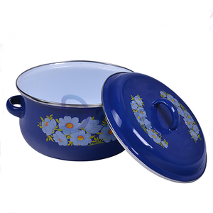 <span class=keywords><strong>6</strong></span> pezzi nuovi prodotti per la cucina stoviglie stoviglie <span class=keywords><strong>set</strong></span> di casseruole smaltate - Product Image 2