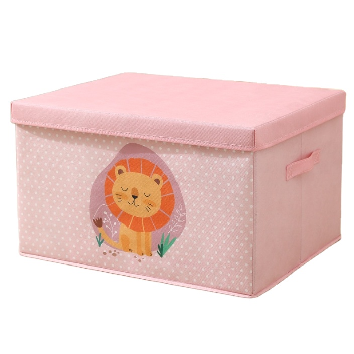 Children's toy storage box Cartoon covered clothes organizer foldable creative bear organizer Student dormitory