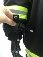 Uniformes d'hiver Vestes de circulation Veste matelassée 100% Polyester Shell pour l'hiver Vêtements longs Longueur Taille personnalisée Marque OEM