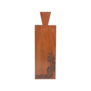 Nouveau design Planche à découper en bois d'acacia Planche à pizza élégante et simple pour la cuisine avec gravure au laser Planche à découper - Product Image 1