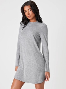 Custom Solid Women Nightgowns Bamboo Long Sleeve <strong>Sleeping</strong> Dress <strong>Cozy</strong> Cotton Night Dresses for Women - Product Image 4