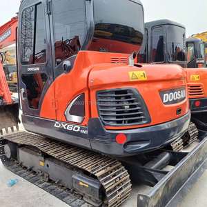 รถขุดดิน DOOSAN DX60 6 ตัน เครื่องจักรก่อสร้างไฮดรอลิกจากเกาหลี มือสอง สภาพดี เครื่องยนต์ประสิทธิภาพสูง ราคาถูก ขาย - Product Image 5