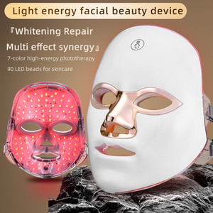 Mesin Masker Wajah LED Kolagen Portabel Pengangkat Peremajaan Kulit Perawatan Kecantikan LED Warna-warni 7 Warna Terapi Cahaya Merah - Product Image 3