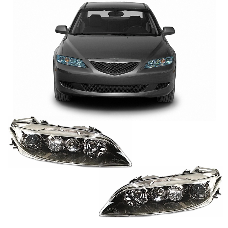 Halogen Headlight Assembly – Right Passenger Side For Mazda 6 (2014-2017), DOT/SAE Certified