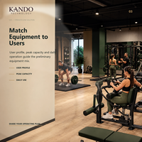 Équipement de musculation pour salles de sport commerciales destiné aux projets de centres de fitness