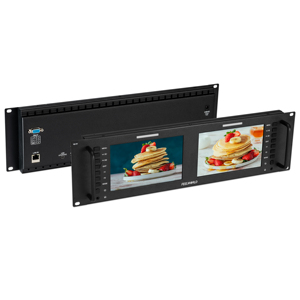 FEELWORLD D71พลัส4K UHD แร็คเมาท์กล้องมอนิเตอร์สำหรับออกอากาศ B2B โรงงานโดยตรง7นิ้วอินพุต <span class=keywords><strong>HDMI</strong></span>/SDI ความสว่างสูง - Product Image 1