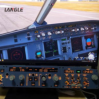 Conjunto Completo de Simulador de Vuelo, Placa Apical, Módulo de Conducción FCU Izquierdo, Módulo de Luz Personalizado EFIS, Simulador de Carreras Airbus A320
