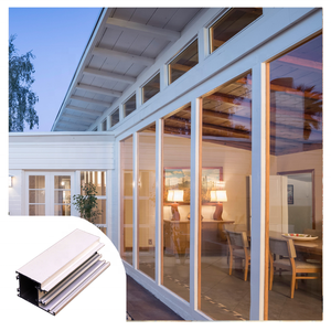 โครงประตูหน้าต่างอะลูมิเนียมอัดขึ้นรูป 6063 จากจีน  หน้าต่างบานเลื่อนกระจก  งานดัด งานตัด  ทนทานต่อการกัดกร่อนสูง  รับสั่งทำตามแบบ - Product Image 1