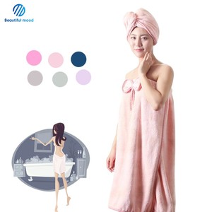 Venta caliente <span class=keywords><strong>de</strong></span> microfibra barato mujer Toalla <span class=keywords><strong>de</strong></span> <span class=keywords><strong>baño</strong></span> toalla vestido <span class=keywords><strong>de</strong></span> - Product Image 6
