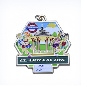 Personaje de aleación de zinc personalizado, regalo de metal, medalla de dibujos animados para carrera - Product Image 1