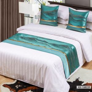 ホテルのベッドリネンベッドタオル卸売2024セットの風景高級ホームテキスタイルエンドタオルと枕カバー - Product Image 4