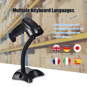 Factory Price 2D CMOS Barcode Reader Lector De Codigo De Barras POS <strong>Bar</strong> Qr <strong>Code</strong> <strong>Scanner</strong> With Adjustable Stand - Product Image 4