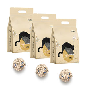 Litière pour chat mixte écologique à faible poussière et odeur Verrouillage Tofu Sable <span class=keywords><strong>Betonite</strong></span> Litière pour chat pour un nettoyage efficace - Product Image 1