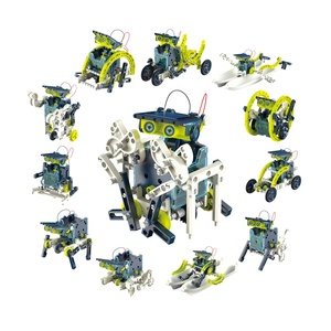 Robot Năng Lượng Mặt Trời Tự Làm 12 Trong 1 Bộ Dụng Cụ Học Tập Đồ Chơi Lắp Ráp Stem Khoa Học Đồ Chơi Giáo Dục Cho Trẻ Em Đồ Chơi Tháo Rời Robot - Product Image 1