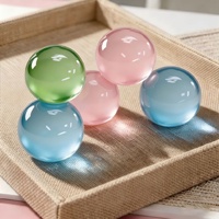 Jouet Squishy à Remontée Lente, Balle Anti-Stress Transparente en Maltose, Jouet Anti-Stress Souple pour Étudiants