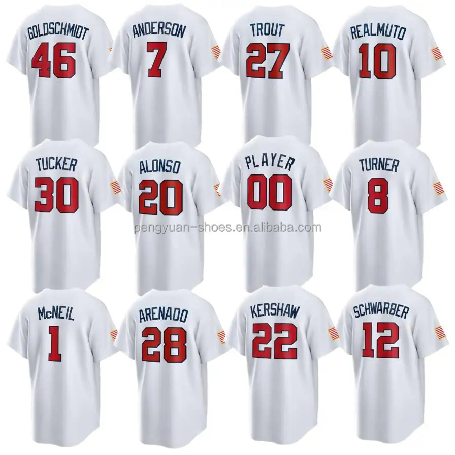 Maillot de Baseball américain classique du monde 2023 personnalisable de la meilleure qualité