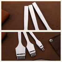 Vente chaude 4mm travail main rond trou perforateur artisanat ciseau cuir trou poinçon outils