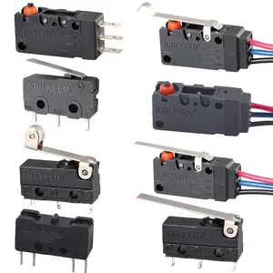 Electrical Miniature Black Micro with Lever Switch Lock Switch 250V micro limit switch