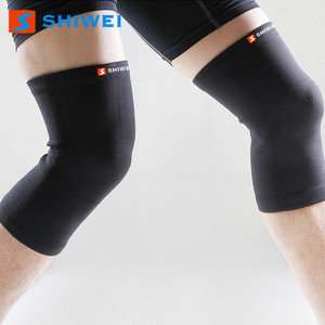 Shiwei Knee Brace Black Size S M L Breathable Sweat Wicking Sports Support Unisex for <b>Badminton</b> Basketball - Product Image 2