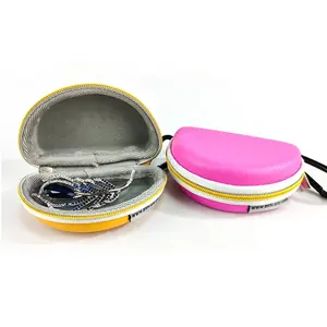 Mini Moon Shape Colorful Travel Ornaments Case Small Outdoor Carry Jewelry Storage Bag
