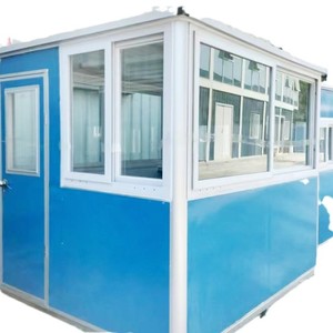 Mobile <b>Security</b> Booth Parking <b>Equipment</b> Color Blue Size Standard For Outdoor Use In Dongguan Shenzhen - Product Image 1