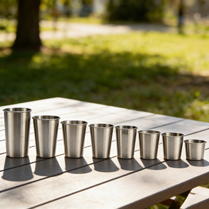 Gobelets à bière en acier inoxydable personnalisables de 500 ml (16 oz, 10 oz) pour fêtes, gravure personnalisée - Product Image 1