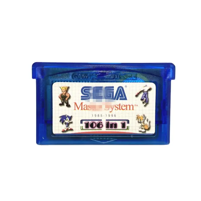 फैक्टरी 106 में 1 रेट्रो वीडियो गेम कार्ड GBA के लिए सेगा मास्टर प्रणाली वीडियो कार्ड के लिए
