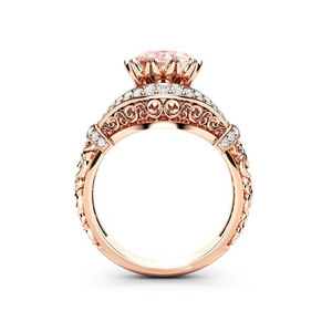 Anello alla moda scintillante per donna, gioiello da dito elegante in stile europeo americano - Product Image 6