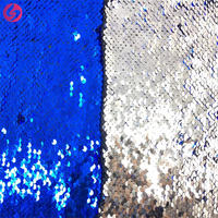 Tissu à paillettes réversible, 5mm, étoffe multicolore en dentelle pour robe, vente en gros, nouveauté