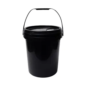 Wholesale 18L PP Material Round Plastic Buckets With Lid