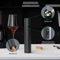 2024 nouvel ensemble d'ouvre-vin électrique à piles avec Base de rangement coupe-feuille verseur de vin bouchon de vin
