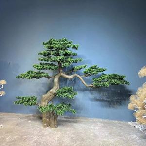 Paysages artificiels d'eucalyptus et de cyprès verts à l'aspect naturel pour la décoration intérieure et extérieure – Pin artificiel de style chinois - Product Image 4