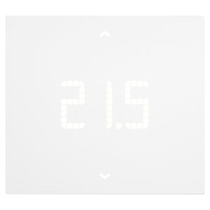 Thermostat mural connecté Wi-Fi blanc, longueur 3,8 pouces, hauteur 11,4 pouces, interrupteur de contrôle de la température - Product Image 1