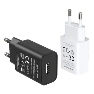 EU cắm 5V 2.4A mỏng USB điện thoại di động tường sạc ban đầu DC 12W tường sạc cho iPhone Apple MacBook Samsung