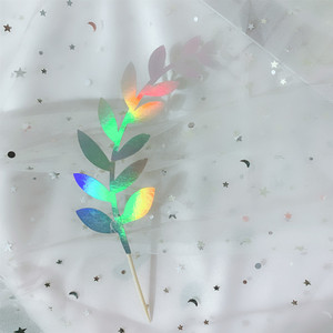 Decoraciones de Pastel de Sirena con Miel y Dulzura, Insertos Acrílicos de Algas Marinas Cortadas con Láser para Mesa de Postres de Fiesta de Cumpleaños - Product Image 5