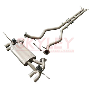 Catback de escape de acero inoxidable para Land Rover <span class=keywords><strong>Defender</strong></span> 110 5,0 V8 válvulas de silenciador de escape piezas de carreras de automóviles - Product Image 1
