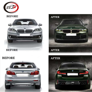 CZJF Nuevos Estilos Estiramiento Facial Parachoques Delantero y Trasero Conjunto Completo Kit de Carrocería para <span class=keywords><strong>BMW</strong></span> 5 series F10 F18 Actualizaciones G30 G38 <span class=keywords><strong>M5</strong></span> <span class=keywords><strong>CS</strong></span> Kit <span class=keywords><strong>2021</strong></span> - Product Image 3