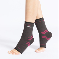 Attelle de cheville 100 % polyester avec sangle de compression, support de cheville, protection sportive unisexe