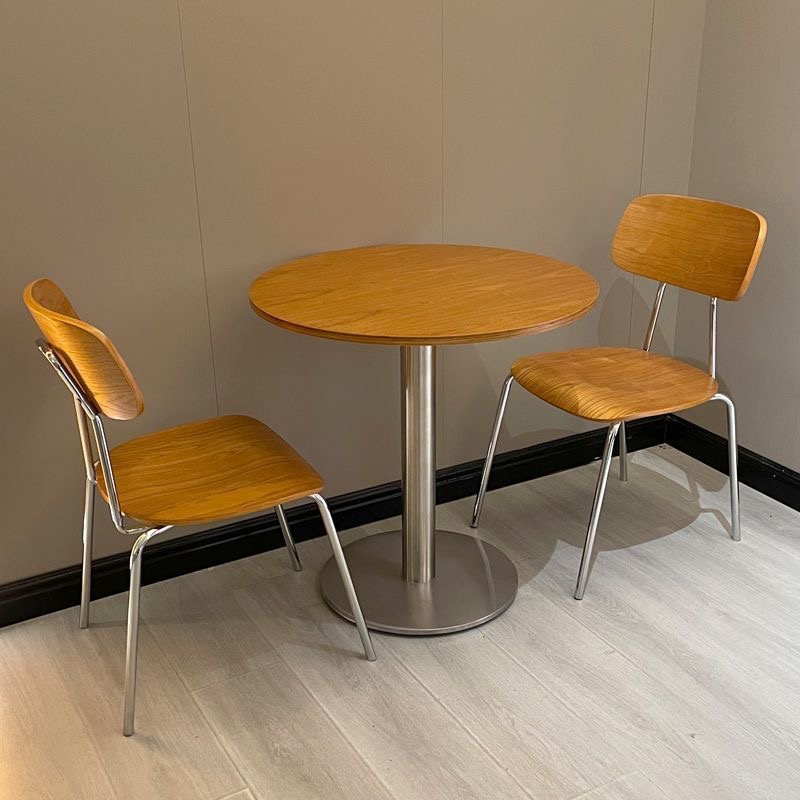 Minimalist Retro-style Cafe and Restaurant Chairs Modern Design for Milk Tea Shop Kitchen Furniture