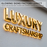 Excellent Fournisseur Enseigne Lumineuse 3D Rétroéclairée en Métal pour Salon, Nom de Société avec Lumières LED pour Bâtiments et Mariages