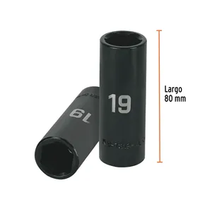BOX 6 Douilles longues 1/2" à six pans 19mm, TRUPER - Product Image 2