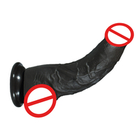 Dildo Realista Suave con Ventosa, 100% Impermeable, Material de Goma de Gelatina Ecológico, Tamaño Súper Grande, Portátil para Masturbación Femenina