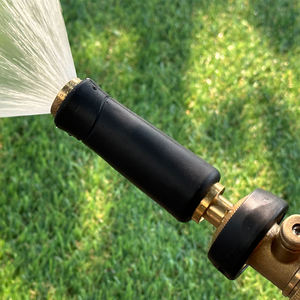 केडी उच्च दबाव 3/4 "पीतल समायोज्य स्प्रे नोजल भारी शुल्क स्प्रेयर/स्प्रिंकलर गन ब्लैक गार्डन कार फार्म और लॉन पानी के लिए - Product Image 5
