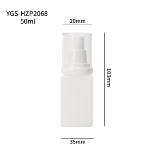 50ml Simple superficie <span class=keywords><strong>mate</strong></span> de plástico cuadrado botella de Spray portátil botella para la loción - Product Image 4