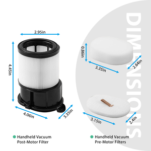 Filtro HEPA para <span class=keywords><strong>Aspiradora</strong></span> Sharks IP3251 IP3251C IP3252, Repuestos para <span class=keywords><strong>Aspiradora</strong></span> Inalámbrica, Accesorio de Filtro de Espuma y Fieltro - Product Image 2