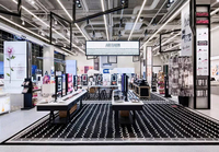 Kiosque cosmétique, vitrine d'exposition personnalisé, prix d'usine, vitrine pour produits de beauté, 1 pièce