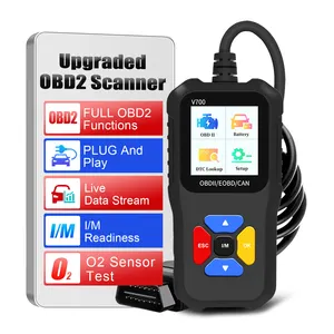 قارئ رموز OBD2 V700 ماسح للسيارات 12 فولت أداة تشخيصية للسيارات والمركبات منذ عام 1996