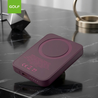 Batterie externe portable mini avec logo personnalisé, prix de gros, affichage LED, Li-Polymère, charge rapide PD 20W, magnétique, sans fil